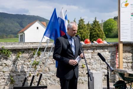 POSTAVITEV TEMELJNEGA KAMNA V ŠMIHELU 9.5.2022 - Valter Leban-7058